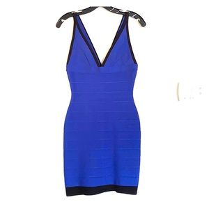 Hervé Leger Bandage V-neck Dress